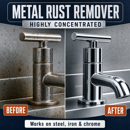 Rusted tap before and after RustLift
