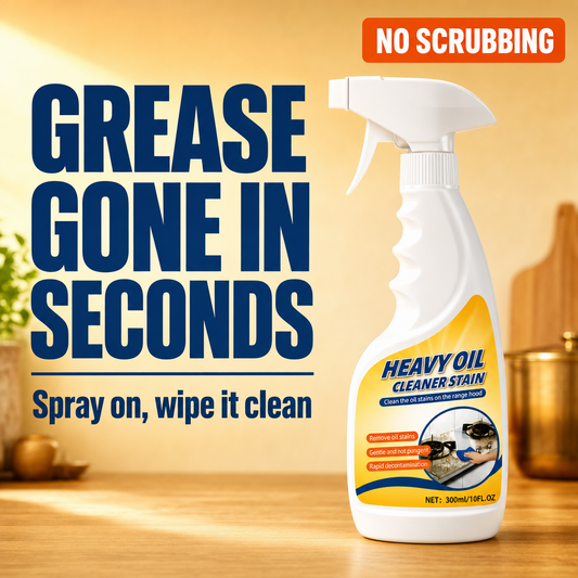LiftOff degreaser — grease gone in seconds, no scrubbing