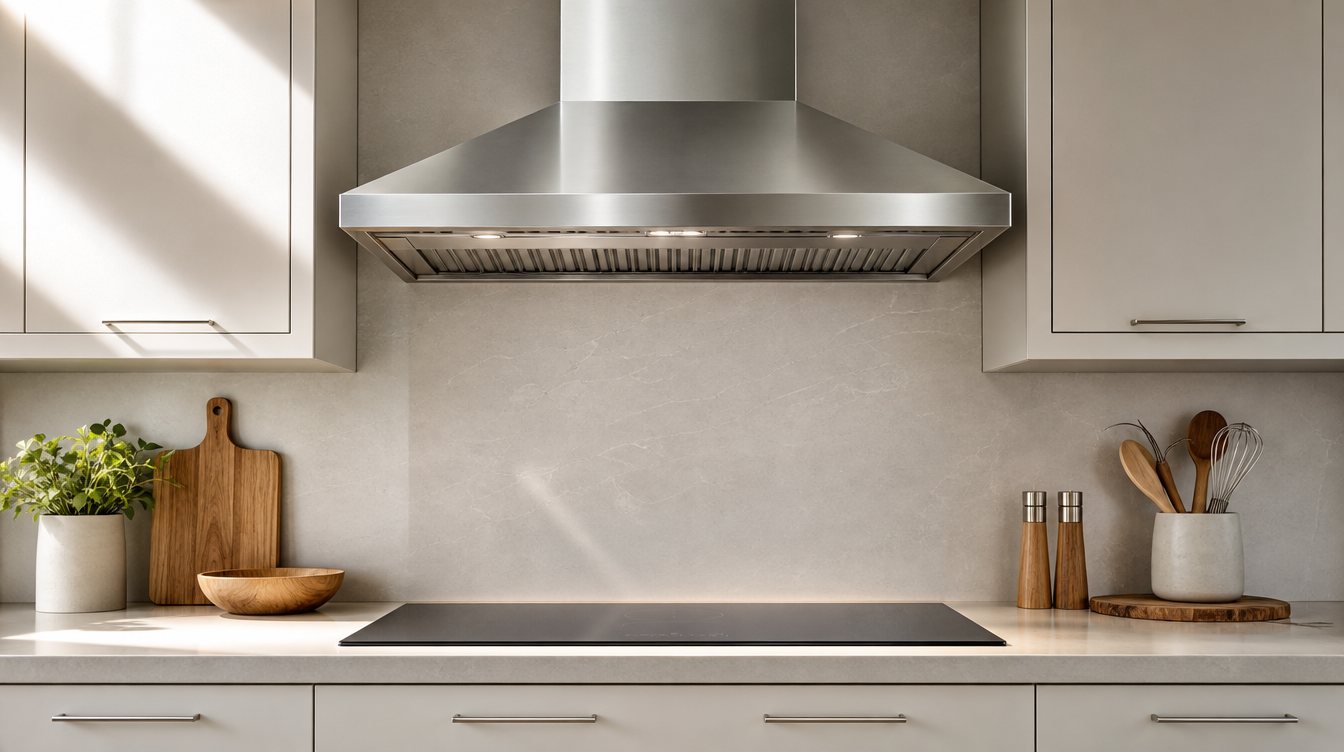 Range hood after cleaning